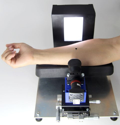 Drop Angle Meter DM 300 - Compact, high-quality instrument for analyzing wettability and spreadability of materials on the skin